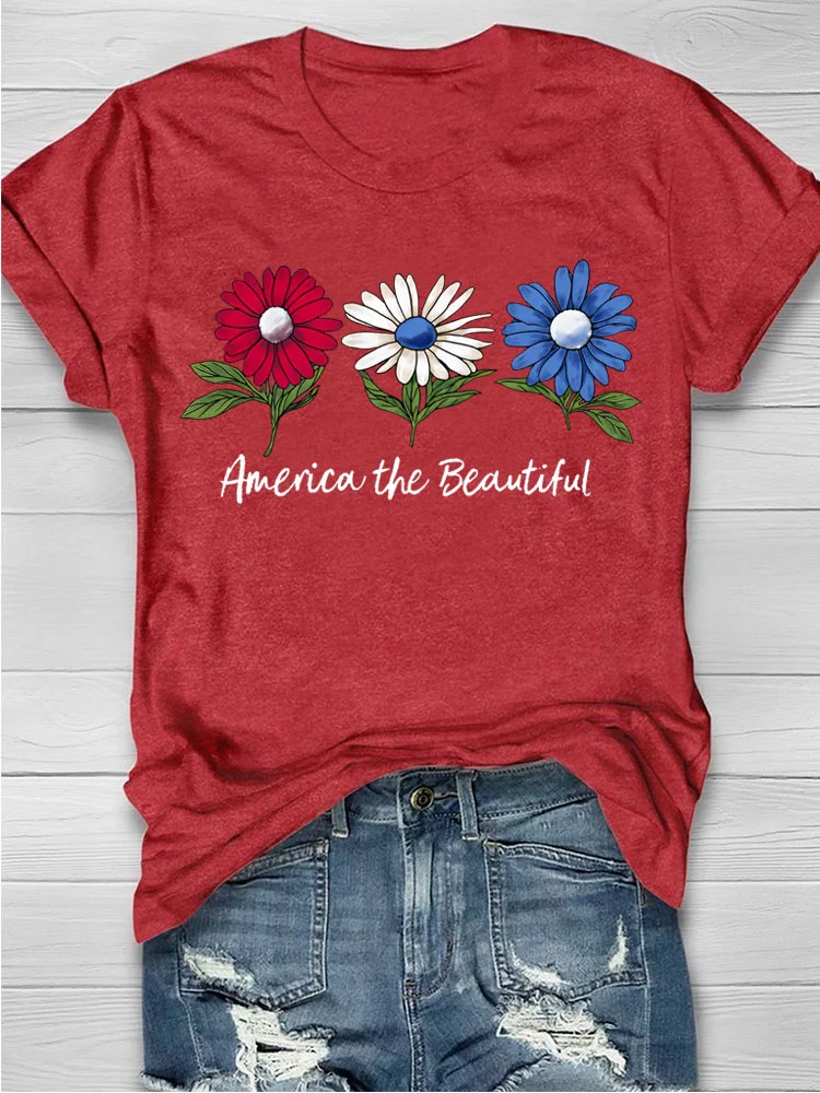 America The Beautiful T-shirt