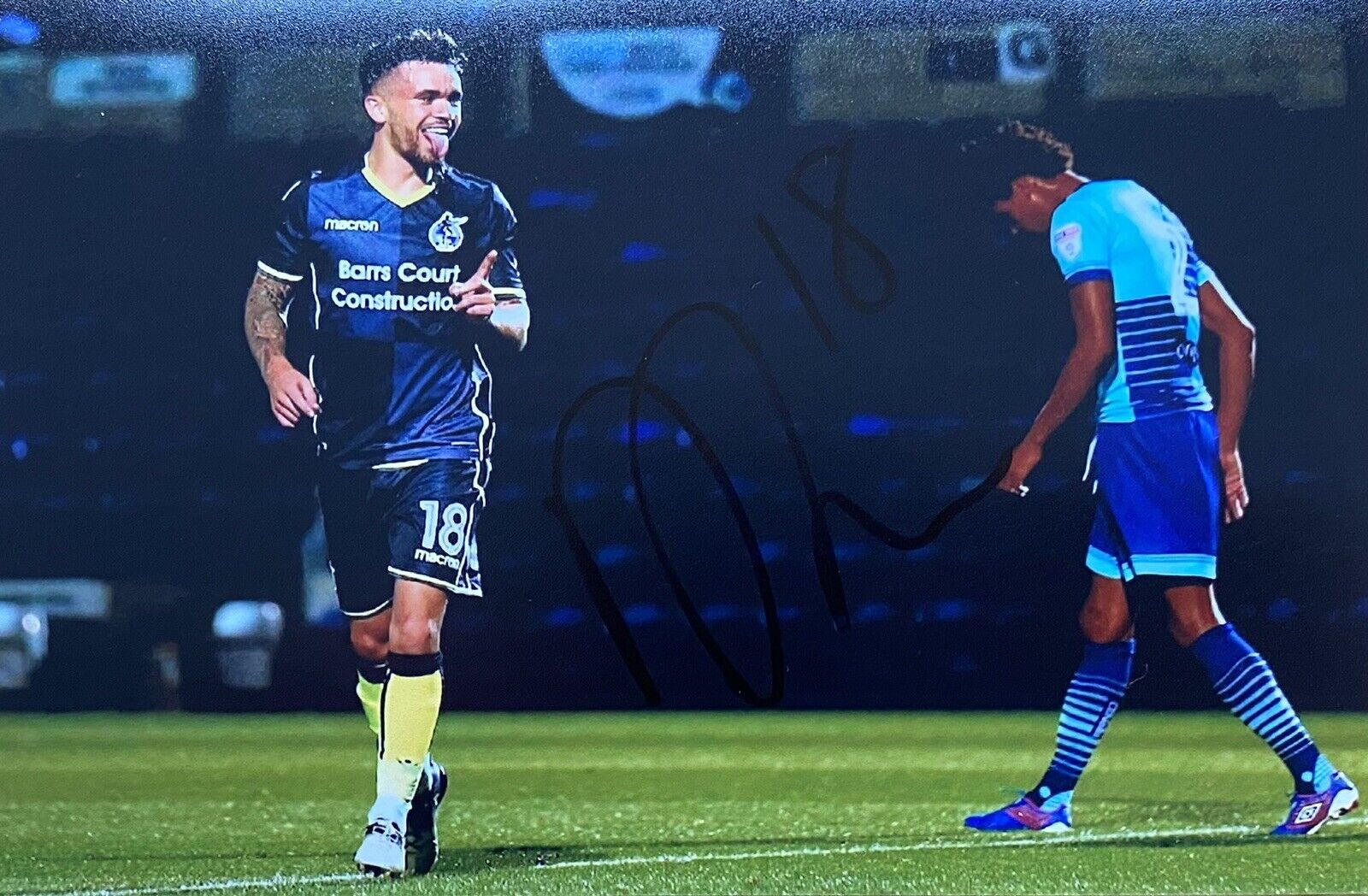 Dom Telford Genuine Hand Signed Bristol Rovers 6X4 Photo Poster painting