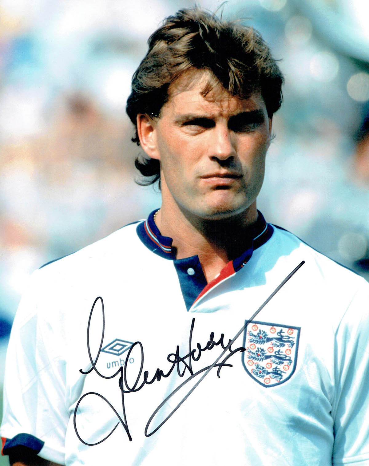 Glenn HODDLE SIGNED Autograph 10x8 Photo Poster painting A AFTAL COA England Football