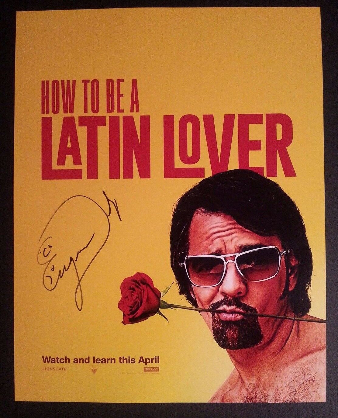 EUGENIO DERBEZ Authentic Hand-Signed How to Be a Latin Lover