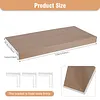 [US Local Warehouse] Set of 4 Wire Shelf Cover 0.32in Thick Removable Wire Rack Covers Easy To Clean and Install PVC Pantry Shelf Cover for Kitchen Pantrys Bathroom Office Shelving (43x20x3in)