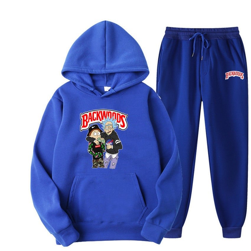 Rick & Morty Hoodies Suit Backwoods Sweatsuit