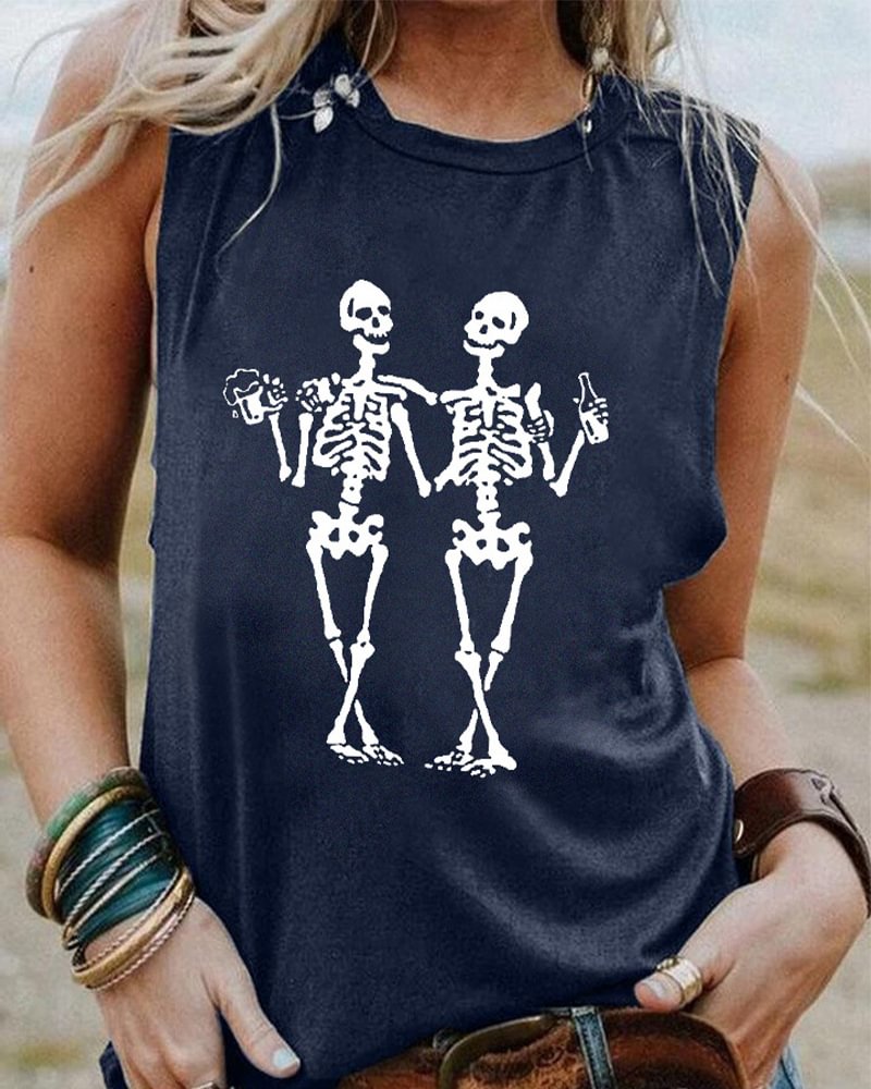 skeleton undershirt