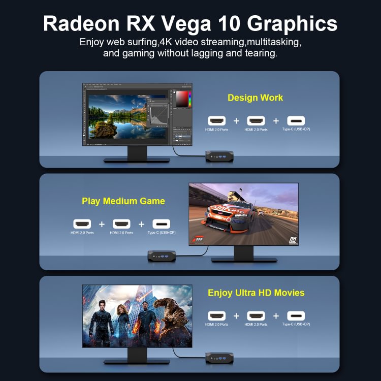 AMD Ryzen 7 3750H Mini PC NucBox4