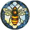 Diamonds Painting Stained Glass Bee Stickers Home Decor