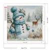 Snowman - Square AB Drills Diamond Painting(45*45cm)