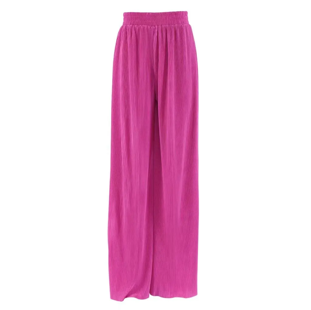 Joskka Womens Fashion Homewear Loose Long Sleeve Blouses And High Waist Wide Leg Pants