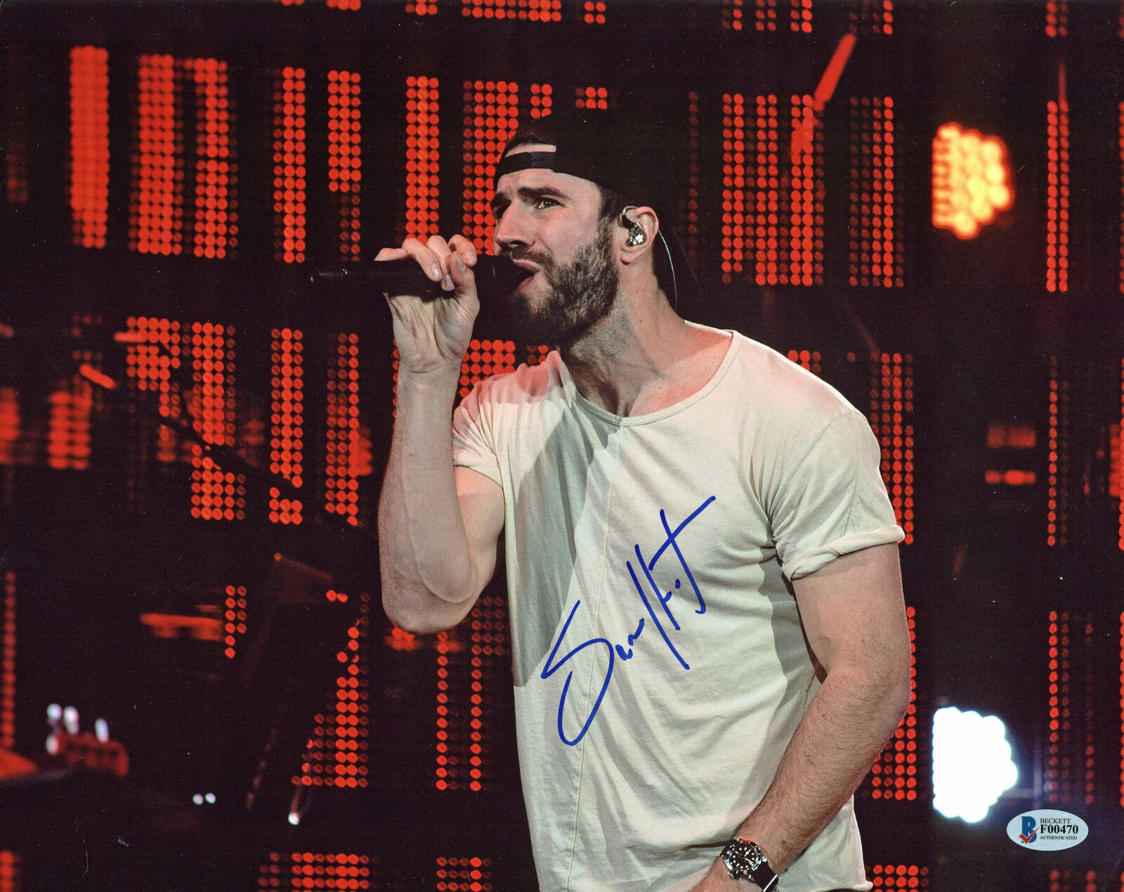 Sam Hunt Country Musician Authentic Signed 11x14 Photo Poster painting Autographed BAS #F00470