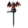 Resin Guardian Solar Garden Stake Light Waterproof Outdoor Figurine