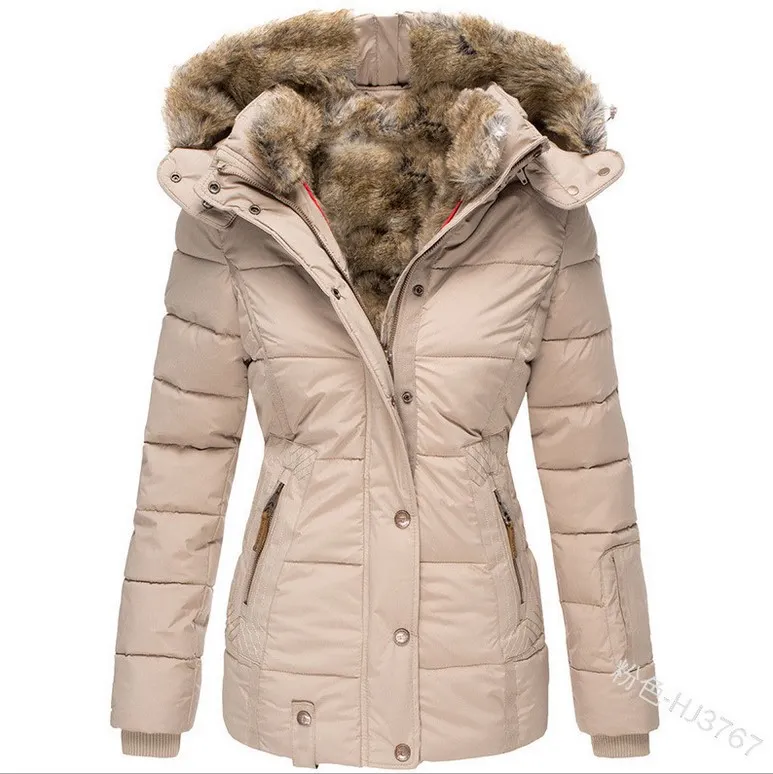 Uveng Uveng Casual Warm Collar Zip Button Open Shirt Design Long Sleeves Of Individual Cotton Coat Hooded Top