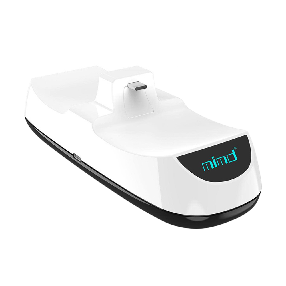 

Wireless Controller Dual Charge Dock for PS5 Gamepad Joystick Power Station, White, 501 Original