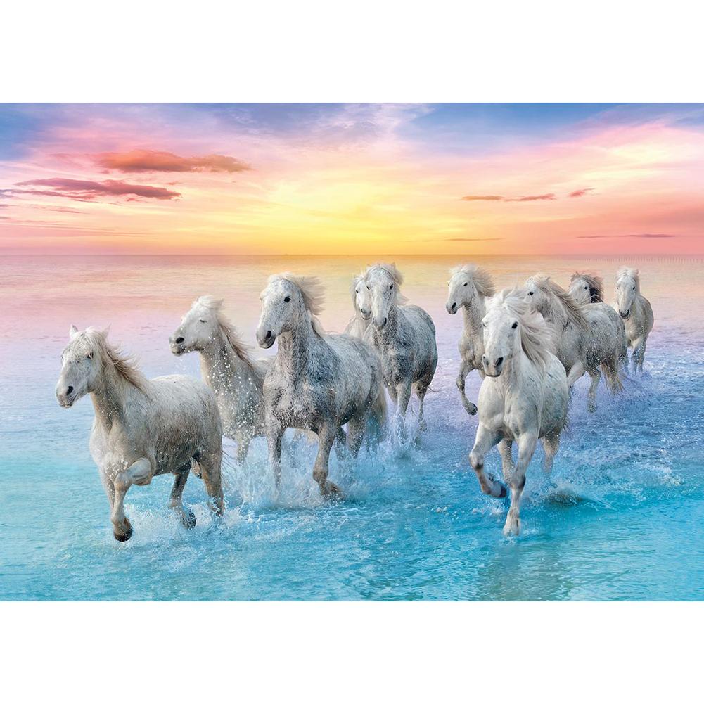 

30*40CM - Horse - Round Drill Diamond Painting, 501 Original