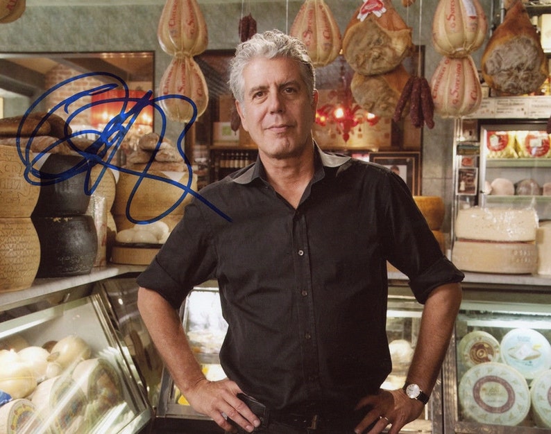 Anthony Bourdain Signed Photo Poster painting 8x10 rp Autographed * Parts Unknown