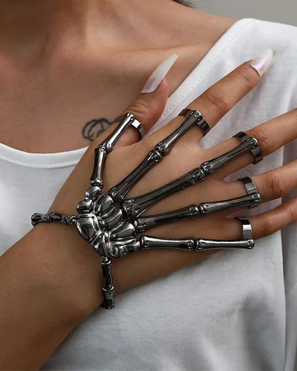 Halloween Ring Bracelet All-in-One Chain