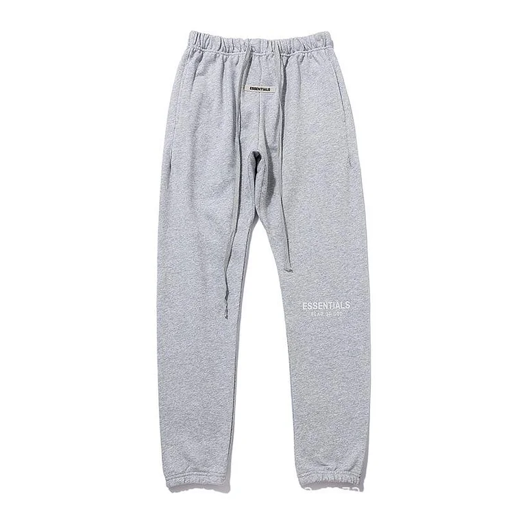 Fog Essentials Pants Autumn and Winter Reflective High Street Drawstring Trousers for Men and Women