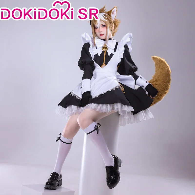 DokiDoki-SR Game Genshin Impact Gorou Doujin Cosplay Costume Maid Uniform Cute