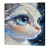 uk.everydayedeals DIY Pearl Painting With Frame - Handmade Self-Adhesive Pearls - Kitten(30*30cm)