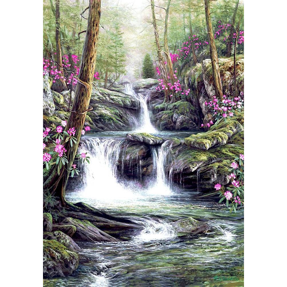 

Lake - 11CT Stamped Cross Stitch - 38*50CM, 501 Original