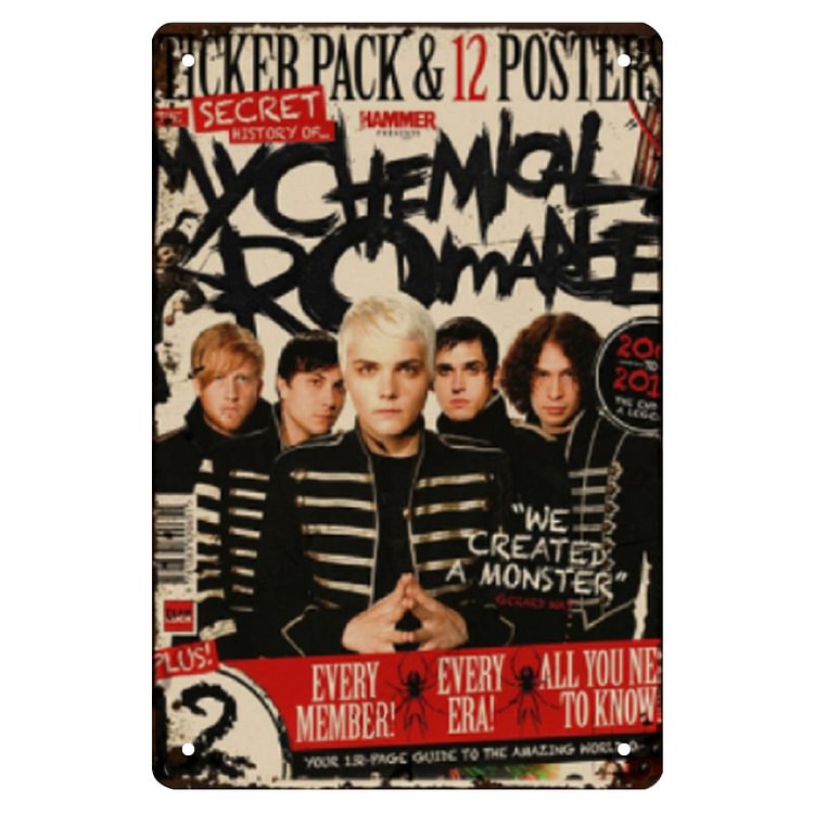 【20*30cm/30*40cm】My Chemical Romance - Vintage Tin Signs/Wooden Signs