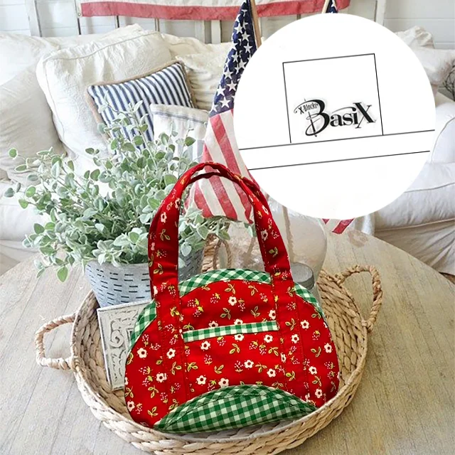 Cute Handmade Cloth Bag - Instructions + Template Included