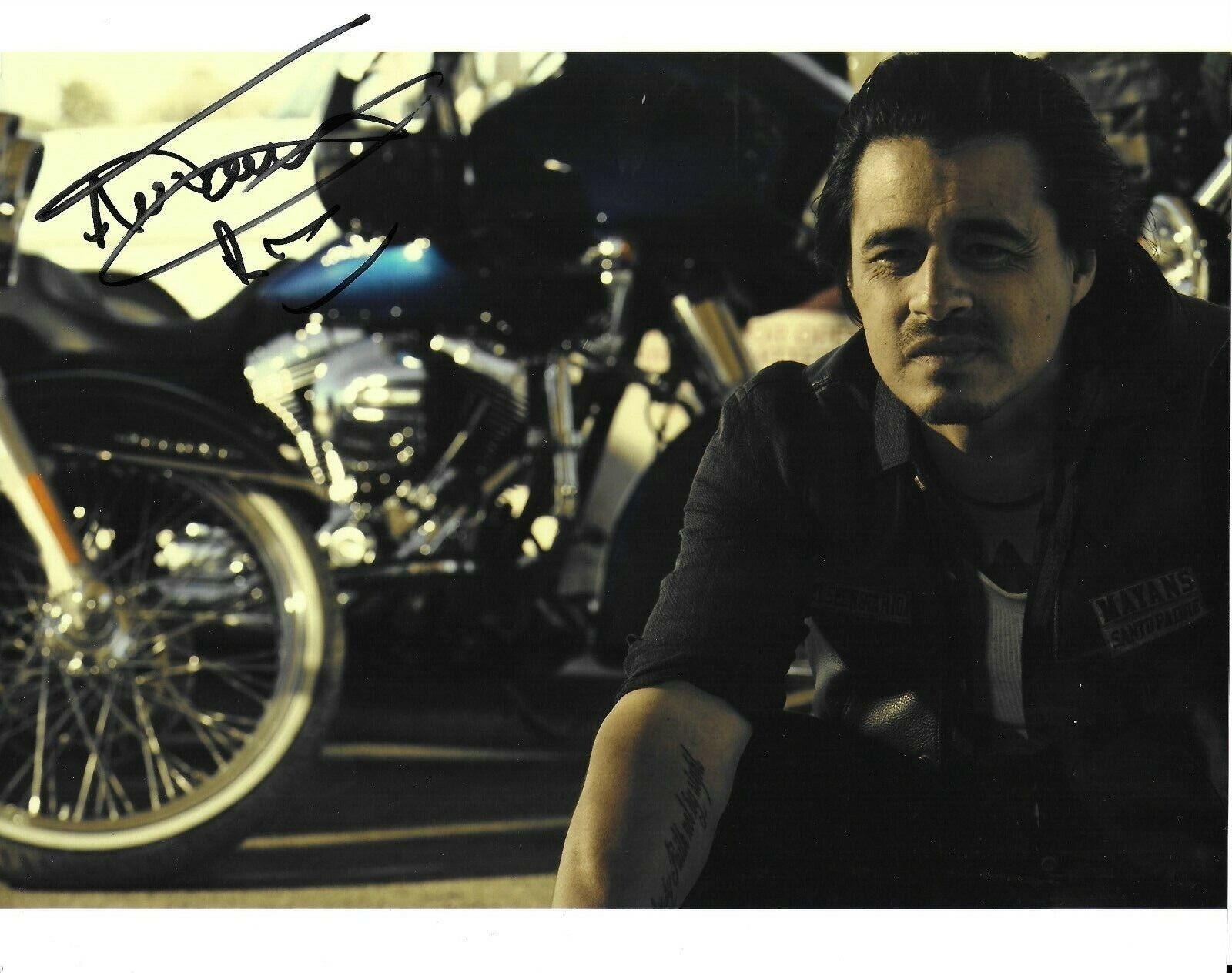 Antonio Jamarillo Mayans M.C. autographed Photo Poster painting signed 8x10 #4 Michael Riz Ariza