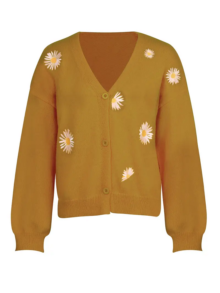 Flower Cardigan Spring/Fall Sweater VangoghDress