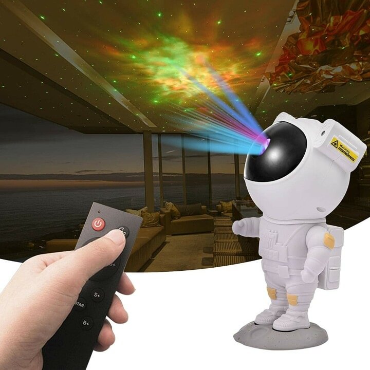 360° Rotation Astronaut Starry Sky Light Projector