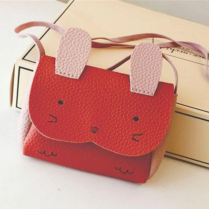 2019 Brand New Fashion Baby Kids Girl Bunny Shoulder Bag Cute Animal Storage Crossbody Messenger Bags Handbag Kids Gifts