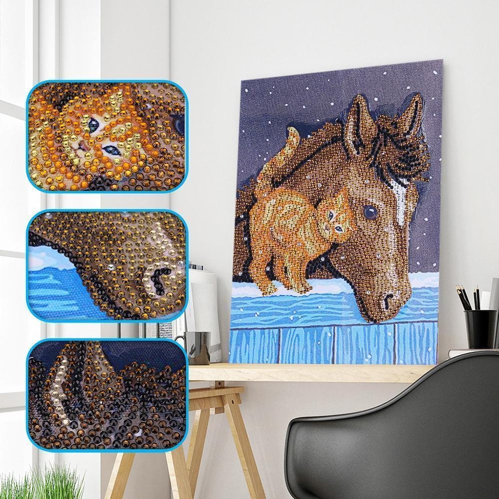 Animal DIY Special-shaped Diamond Painting