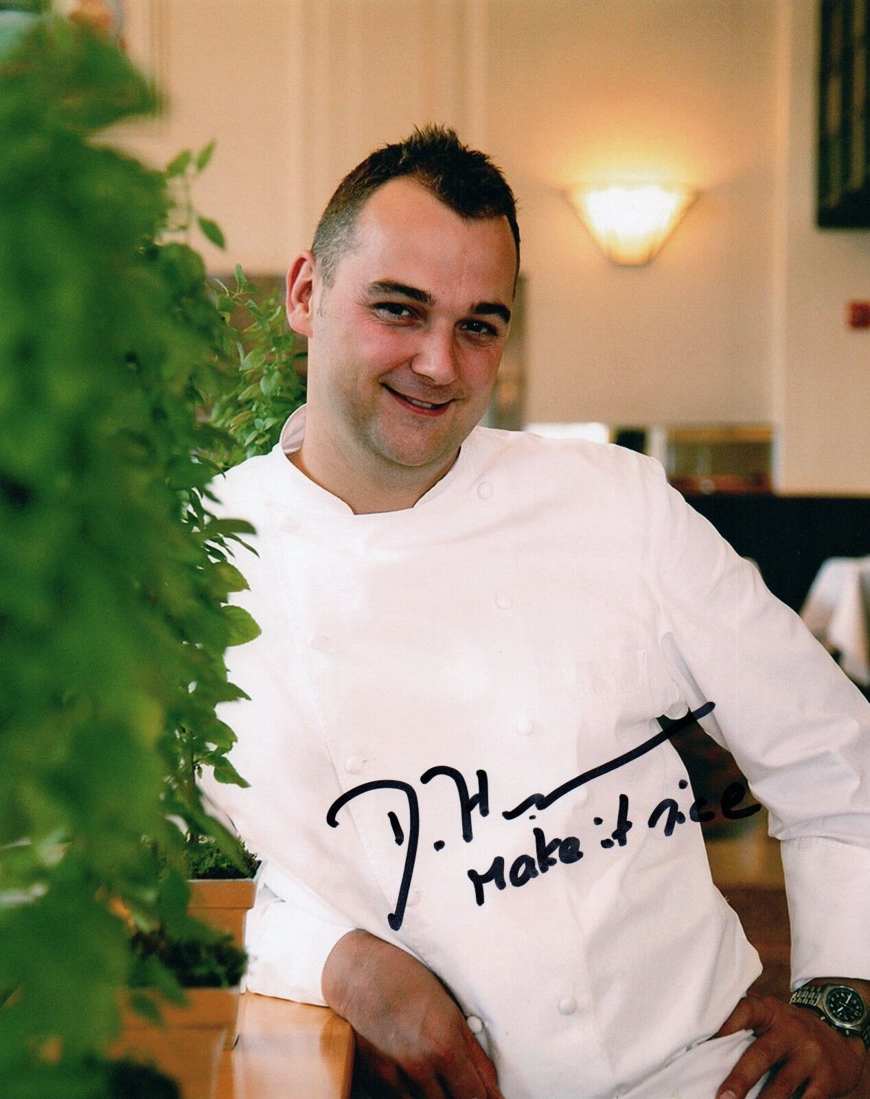 Daniel Humm Signed Autographed 8x10 Photo Poster painting Celebrity Chef COA VD