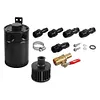 Universal Car Baffled Collection Tank 2/3 Port Breather Separator Tank Fuel Tack