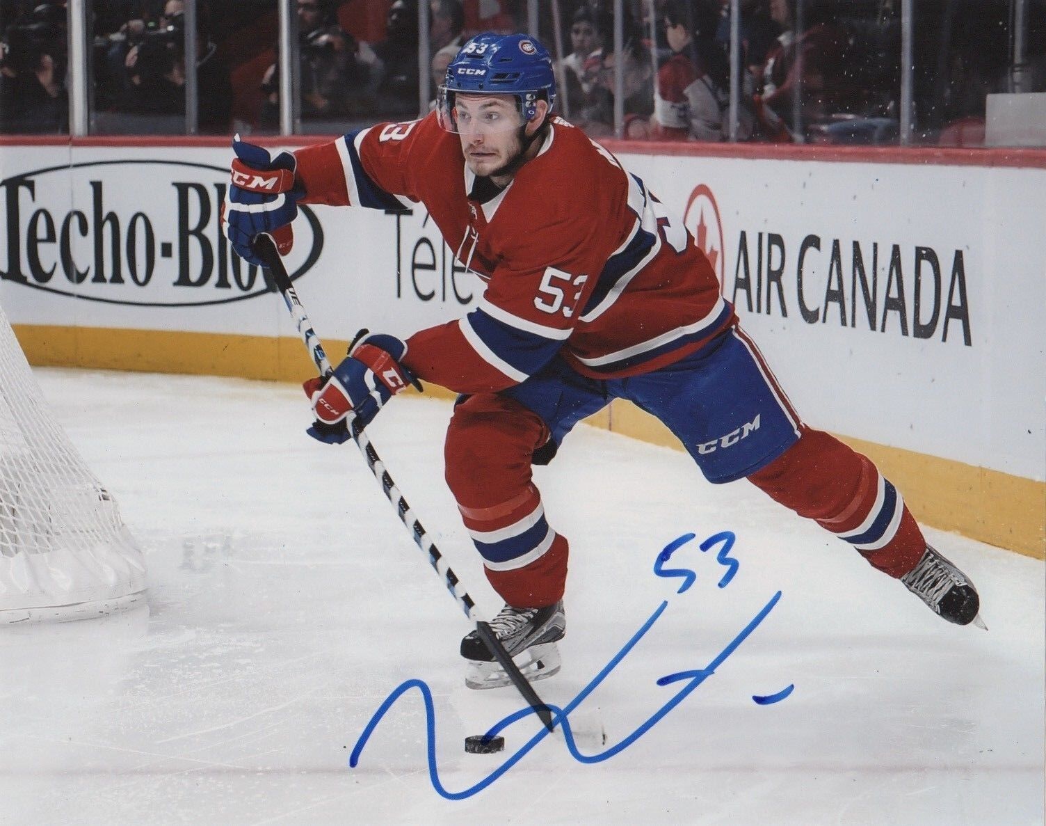 Montreal Canadiens Victor Mete Signed Autographed 8x10 NHL Photo Poster painting COA #5