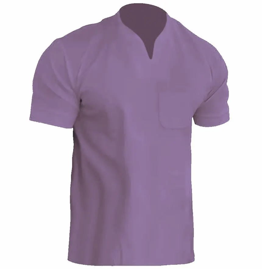 Uveng Uveng Men's Fitness Plus-Size Sports T-Shirt Men's Elastic Cotton Pocket Short-Sleeved Summer V-Neck Polo Shirt