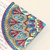 4Pcs Mandala Diamonds Painting Corner Bookmarks DIY Flower Bookmarks Kit