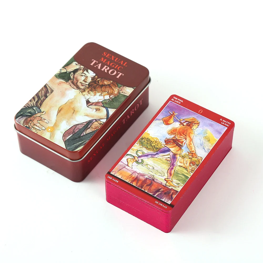 Sexual Magic Tarot Decks Metal Box and Guide Booklet