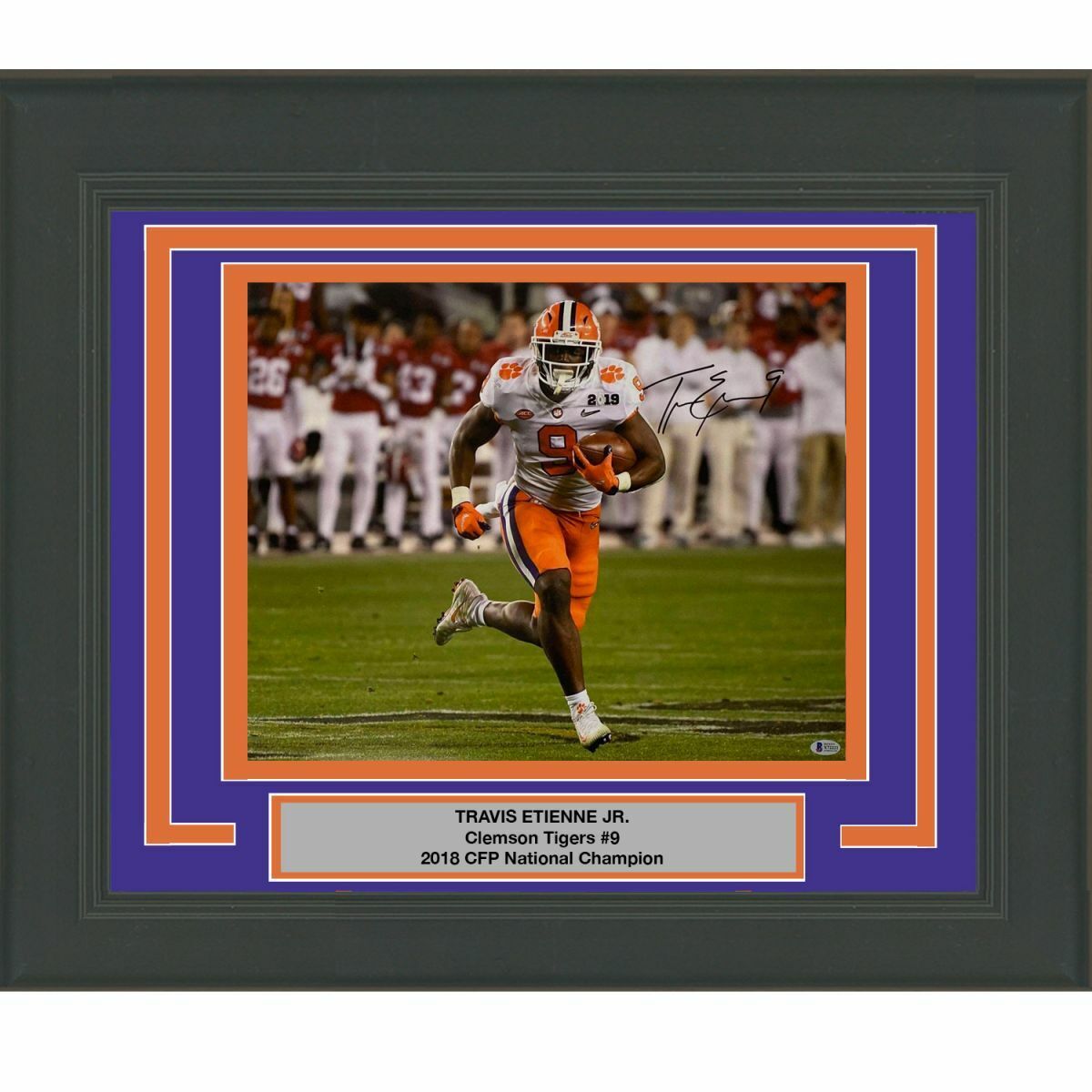 FRAMED Autographed/Signed TRAVIS ETIENNE JR Clemson 16x20 Photo Poster painting Beckett COA #2