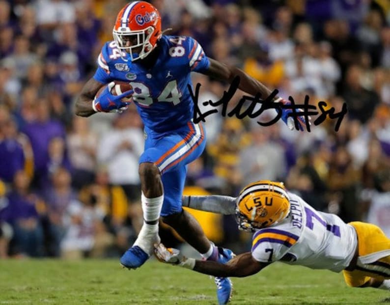 Kyle Pitts Signed Photo Poster painting 8x10 rp Auto Autographed Florida Gators Football Tight End