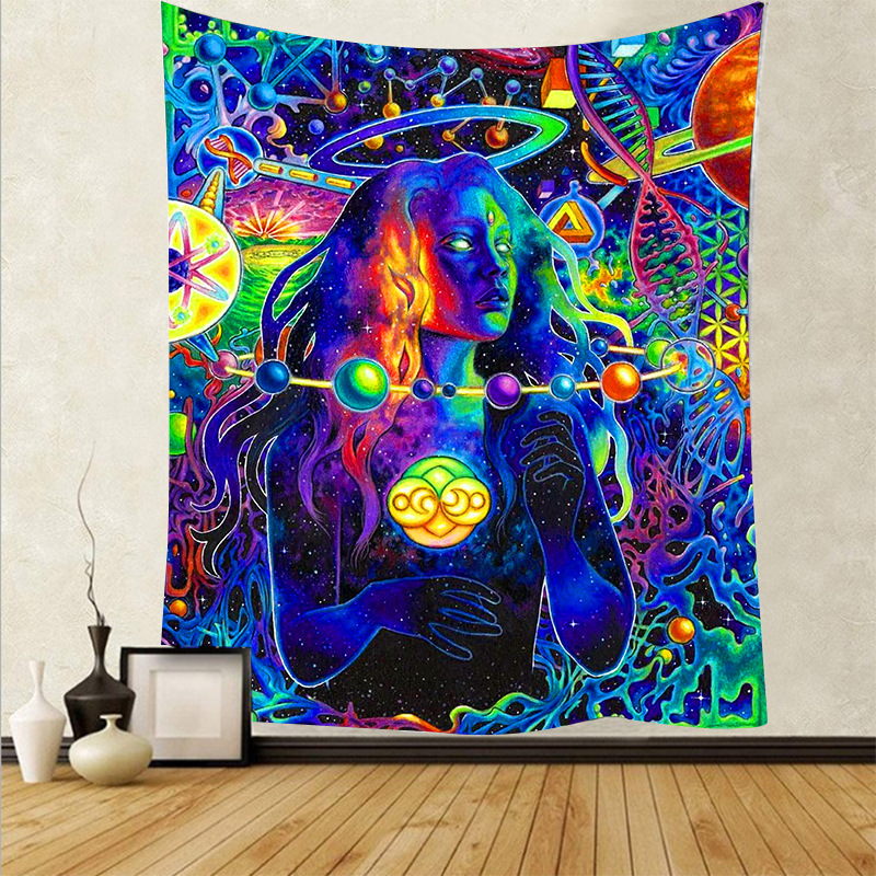 

Nordic Psychedelic Mushroom - Tapestry, 100*75cm, 501 Original