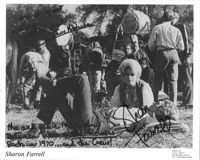 Sharon Farrell Signed Autographed Glossy 8x10 Photo Poster painting Pictured w/ Steve McQueen - COA Matching Holograms