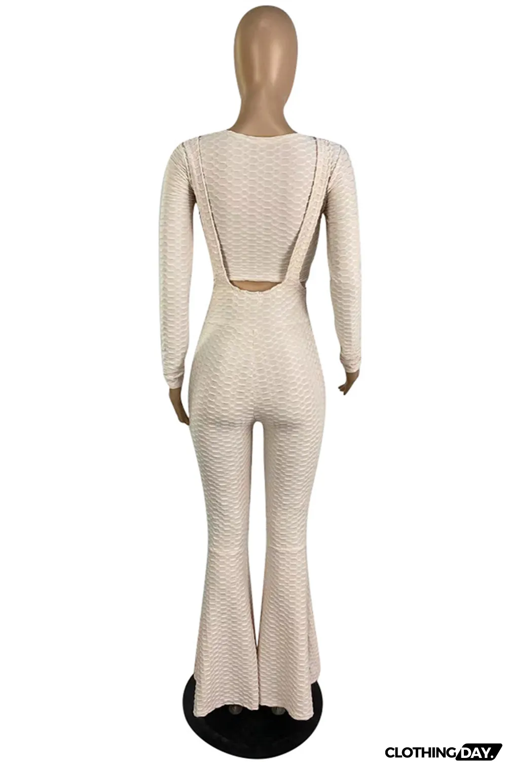 Purple Fashion Casual Solid Basic O Neck Long Sleeve Two Pieces