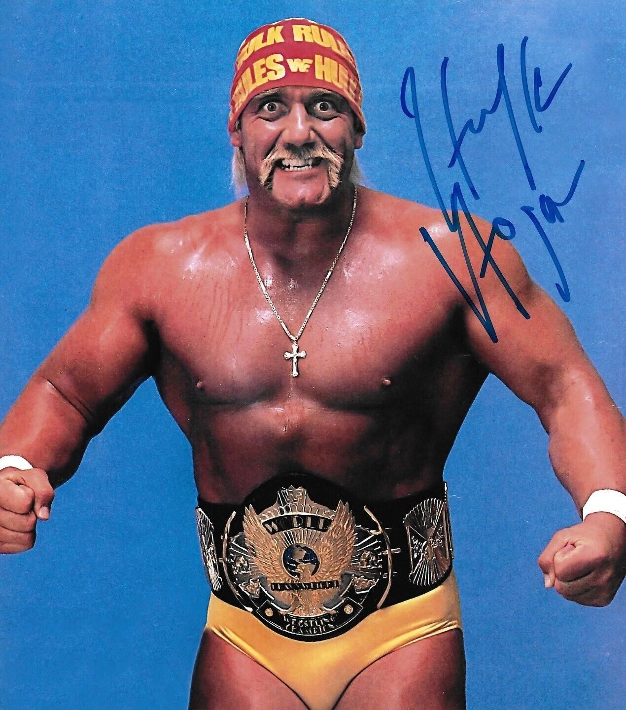 Hulk Hogan WWE WWF Autographed Signed 8x10 Photo Poster painting REPRINT