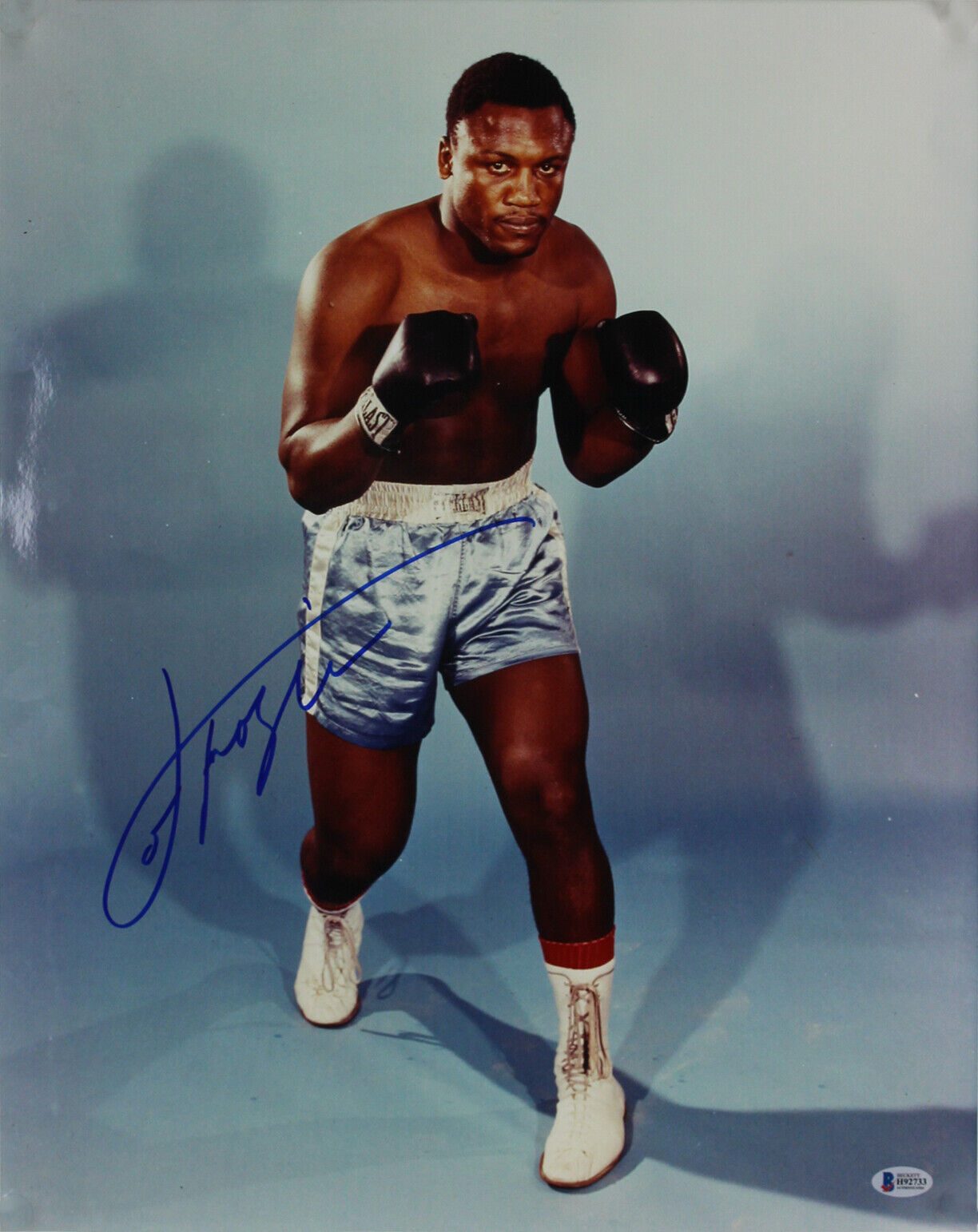 Joe Frazier Authentic Signed 16x20 Vertical Photo Poster painting Autographed BAS