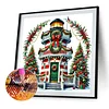(40*40cm)Christmas Lighthouse - Full Round Drill Diamond Painting