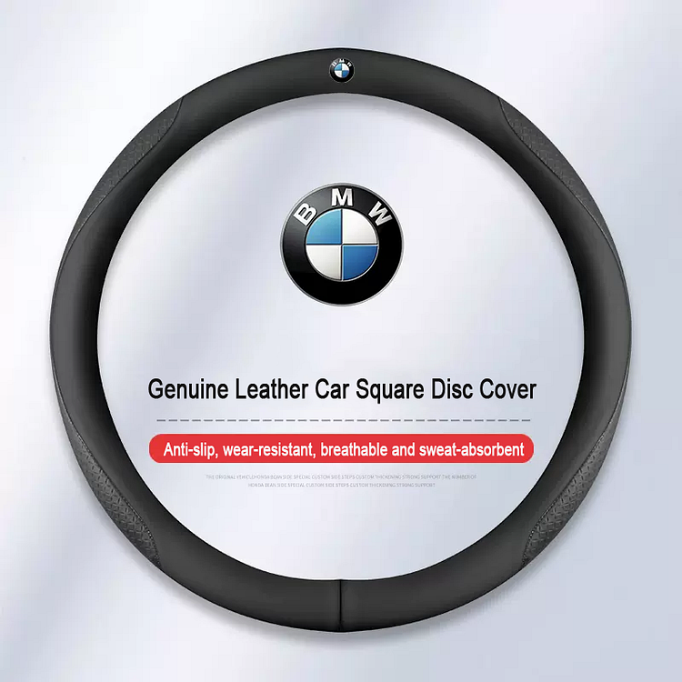 Fashion Color Matching Leather Steering Wheel Cover