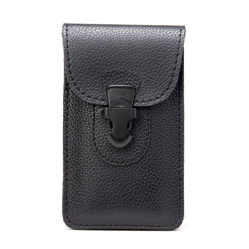 Men's Soft Waist Bag Mobile Phone Bag Belt Bag