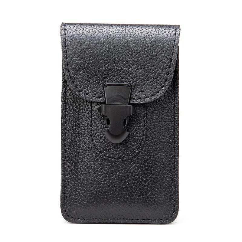 Men's Soft Waist Bag Mobile Phone Bag Belt Bag