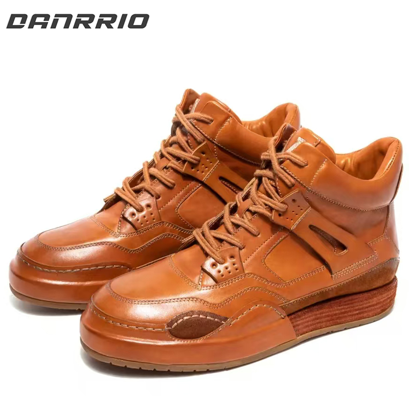 DANRRIO Goodyear Handmade High-top Horsehide Sneakers | High-end Handmade Casual Shoes DANRRIO.COM DANRRIO