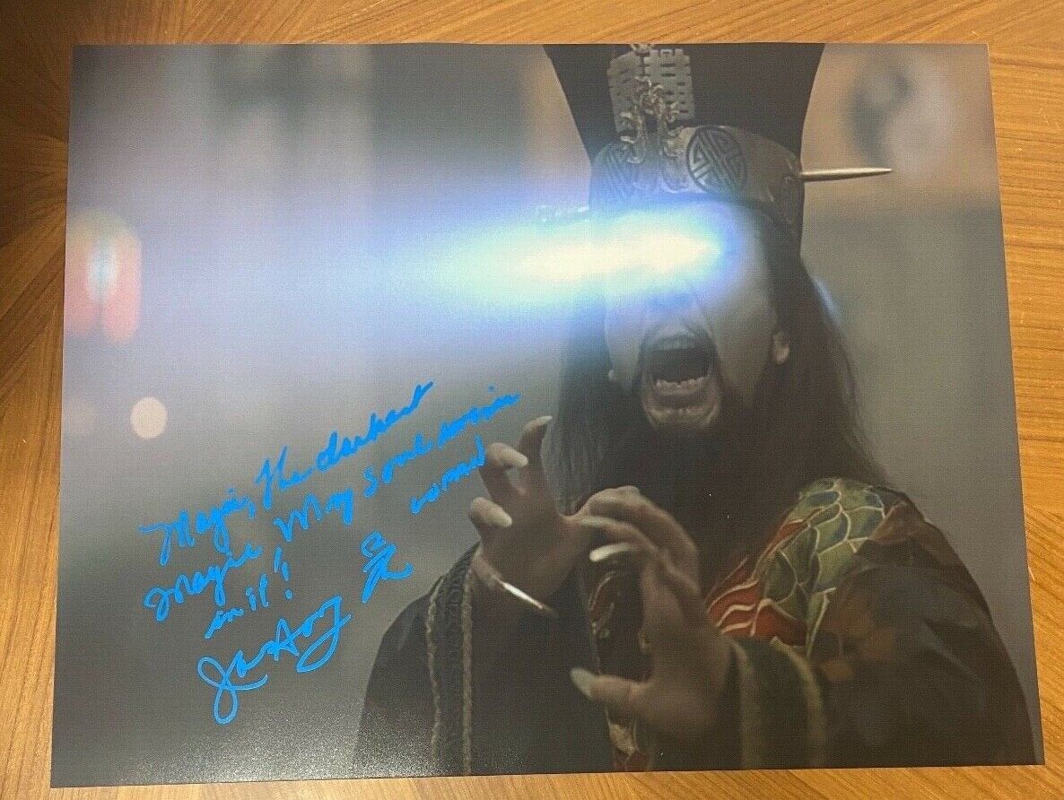 * JAMES HONG * signed 16x20 Photo Poster painting * BIG TROUBLE IN LITTLE CHINA * PROOF * 2