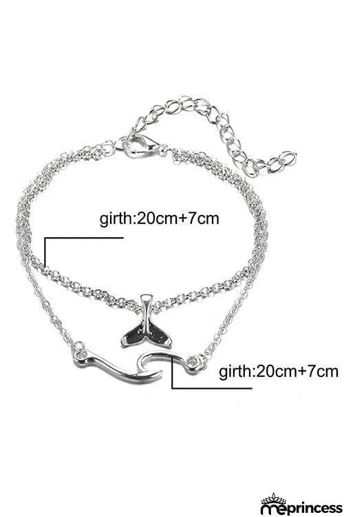 Wave Fish Ankle Chains