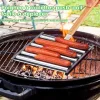 Support &agrave; rouleaux de saucisses en acier inoxydable pour rouleau &agrave; hot-dog